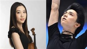 羽生結弦（右）就算「賠錢」也要賤賣與前妻、美女小提琴家末延麻裕子的短命婚房。（翻攝網路）
