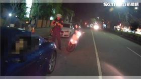 台中,酒駕,女友,蟑螂,護花使者（圖／翻攝畫面）