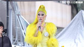 太陽花現立院！妮妃雅到場　人滿到中山南