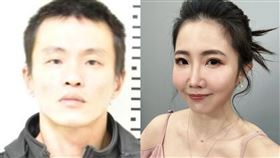 簡郁紘、謝忻。（圖／翻攝自刑事局網網站、謝忻IG）