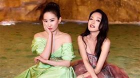 舒淇、劉亦菲。（圖／翻攝微博）