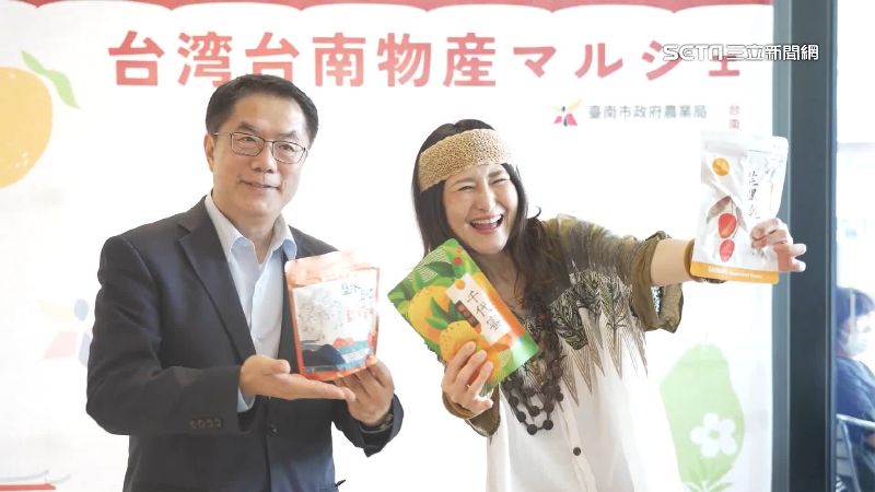 黃偉哲赴東京晴空塔　推廣「台南特產品」