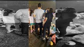 倒垃圾把iPhone一起丟了，彰化這家人，520聚餐改爬垃圾山，難忘的520(圖／翻攝畫面)