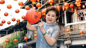 陳淑芳擔任「九份紅燈籠祭點燈儀式」嘉賓。（圖／翰森娛樂提供）