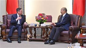 行政院長卓榮泰拜會立法院長韓國瑜。（圖／翻攝卓榮泰臉書)