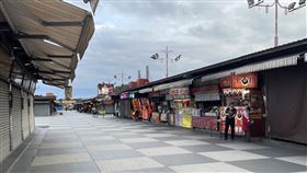 403強震後花蓮東大門夜市生意慘淡403強震花蓮災情嚴重，觀光客銳減，花蓮東大門夜市生意慘淡，街道一片冷清。中央社記者張祈攝  113年5月22日