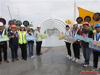 5月底將完工!黃偉哲視察「北安商業區市地重劃工程」