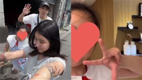 余祥銓、柔柔、樂樂。（圖／翻攝自余祥銓臉書）