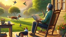 退休生活、退休、老人、晚年、長輩（圖／AI生成）