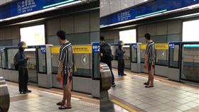 北捷驚見危險人物！網嚇「詭異男子狂點打火機」　低頭瞪女乘客（圖／翻攝自Threads）