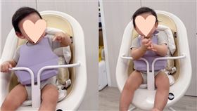 忒忒突對著空氣不斷說話。（圖／翻攝自IG）