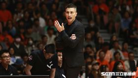 ▲PLG季後賽，桃園璞園領航猿總教練卡米諾斯。（圖／記者劉彥池攝影）