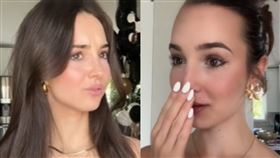 雙胞胎姊妹阿里（左）與諾伊（右）。（組合圖／翻攝自Tiktok@chance_twins）