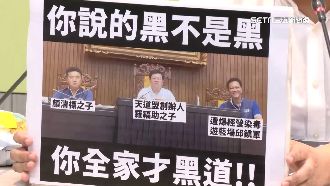 傅稱綠營動員黑道　洪申翰：藍營才有黑道