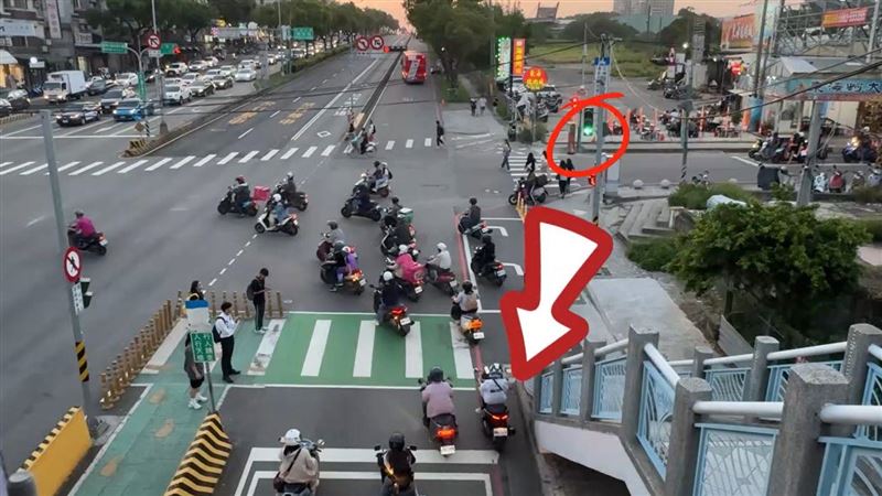 待轉區太小成「陷阱」　警守株待兔開單