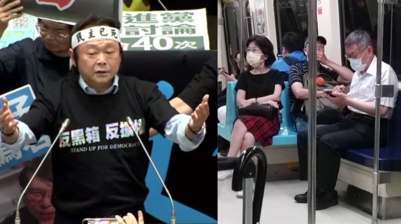 王世堅問柯文哲你在哪？網PO捷運這一幕