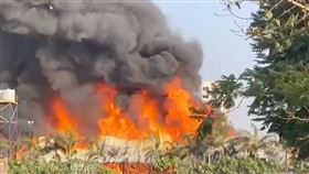 印度,鐵皮,兒童遊樂場,火災,喪生,兒童,翻攝x