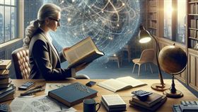 理性、智慧的人（圖／AI生成）