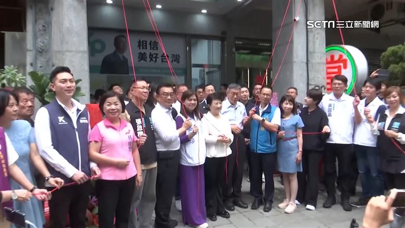 麥玉珍服務處揭牌　柯文哲、盧秀燕同場挺