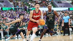 臺北台新戰神林秉聖轟下季後賽個人生涯新高38分。（圖／T1聯盟提供）