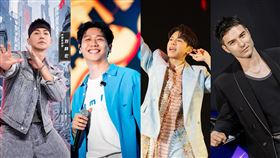 劉畊宏（左起）、蔡旻佑、韋禮安、鳳小岳。（圖／翻攝IG）