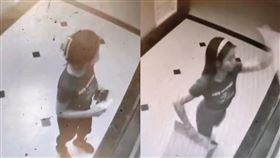 郭書瑤看到管委會要她清空包裹的公告後，擅自將公告抽走。