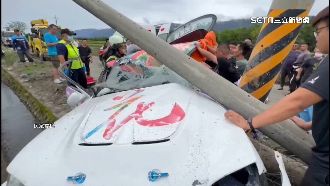 拉力賽又出事！電商董座自撞電桿亡釀1傷
