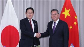 李強(右),岸田文雄(左),台海,穩定,台灣,問題,紅線,領袖會
（圖／翻攝自首相官邸@kantei X平台)
