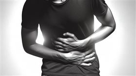 臉色難看、肚子痛、憤怒（圖／AI生成）