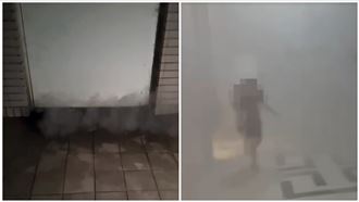 濃煙竄「晴空匯」28層樓　住戶逃生畫面曝