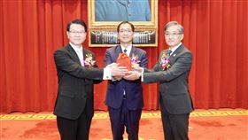 ▲調查局新任局長陳白立宣示就任。（圖／翻攝畫面）
