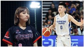 ▲味全龍小龍女霖霖、台灣籃球好手林庭謙。（組合圖／翻攝自小龍女臉書、記者劉彥池攝影）