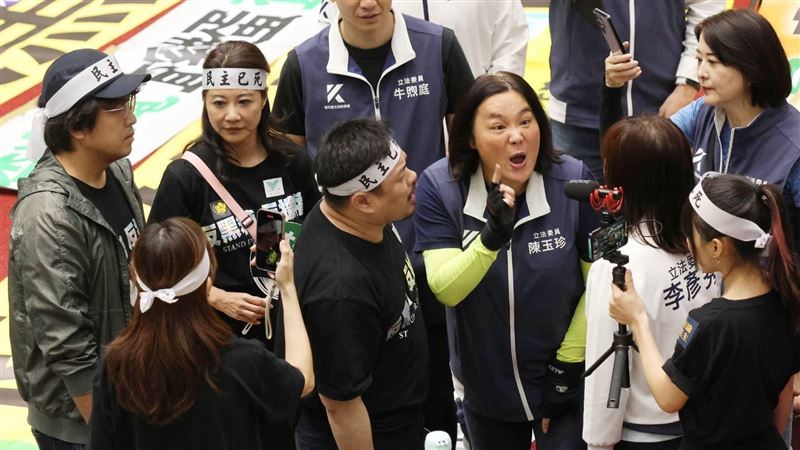 藍綠槓上互吼！邱議瑩怒嗆陳玉珍：不要臉