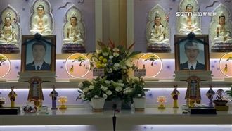 2勇消殉職　民眾靈堂前獻花感念英勇任務