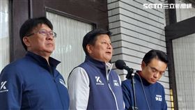 ▲國民黨團議場前記者會總召傅崐萁（中）（圖／記者陳怡潔攝影）