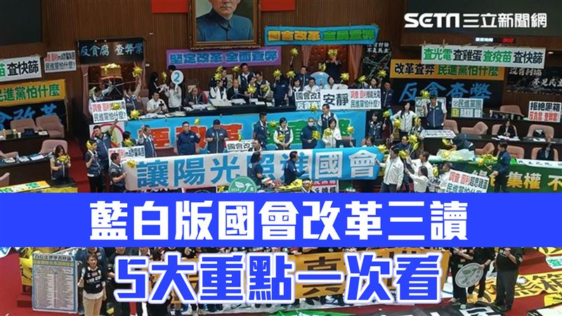 藍白版國會改革三讀通過！5大重點一次看