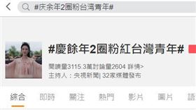 「慶餘年2圈粉台灣青年」等字眼在微博遭到討論。（圖／翻攝自微博）