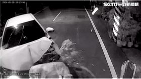 苗栗,垃圾車,追撞,車禍,清潔員,超車（圖／翻攝畫面）