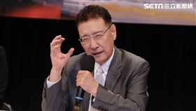 副總統辯論會趙少康會後受訪。（圖／記者邱榮吉攝影）