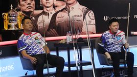 柯秉逸（左）與張榮麟頂住壓力拿下關鍵雙打追平。（圖／CPBA提供）