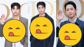 ▲車銀優、丁海寅以及羅門。（圖／翻攝自theqoo）