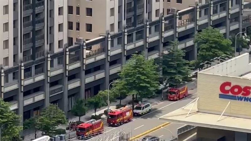 新／「晴空匯」又有燒焦味　消防局急出動