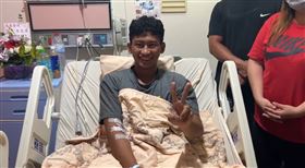 衝火場救人無畏懼！角力隊高中生回憶緊急瞬間：救就對了，母親哽咽：替孩子感到驕傲(圖／翻攝畫面)