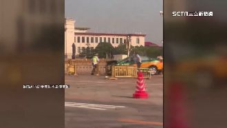 六四前夕　北京計程車衝撞天安門疑撞飛警