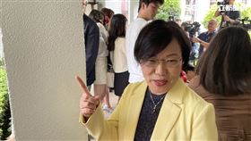 內政部長劉世芳受訪。（圖／記者高逸帆攝）