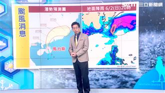 短命輕颱馬力斯　殘存水氣明併鋒面襲台！