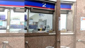 台中,后里,火車站,醉漢,大鬧,砸車站（圖／翻攝黑色豪門企業）