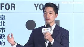 ▲蔣萬安出席北市青年局成立茶會