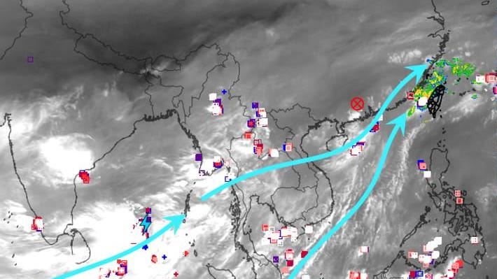 明雨灌全台!鋒面、西南季風襲　1區別去
