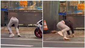 喝醉,桃園,電子菸,路邊（圖／翻攝自黑色豪門企業）